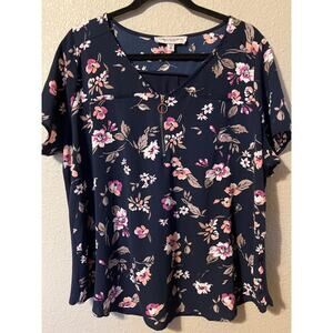 Tempted Hearts Women's 2X Blouse - Excellent Condition!